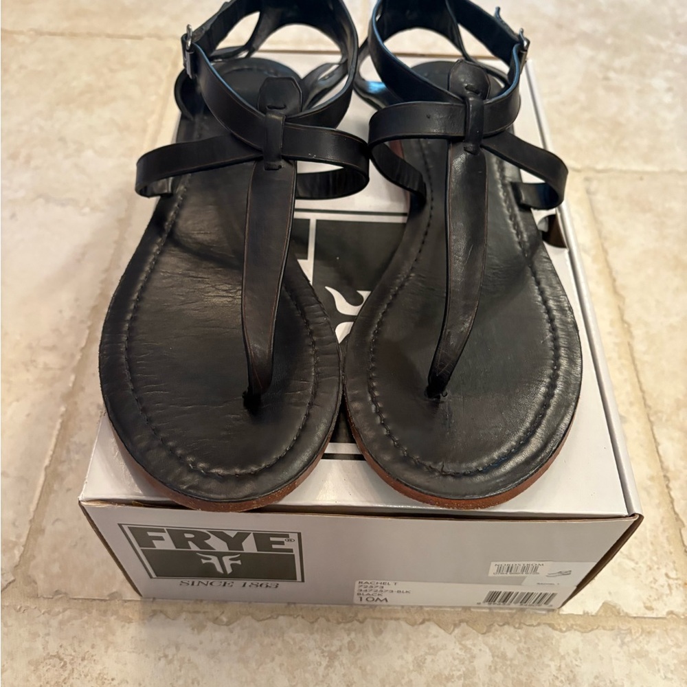 Frye Black Sandals